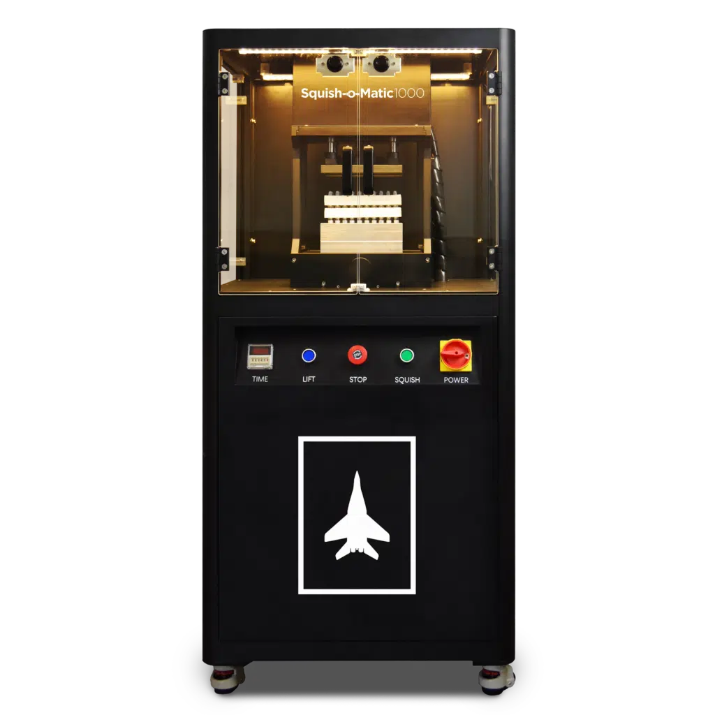 Squish-o-Matic 1000 Cartridge Capping Machine