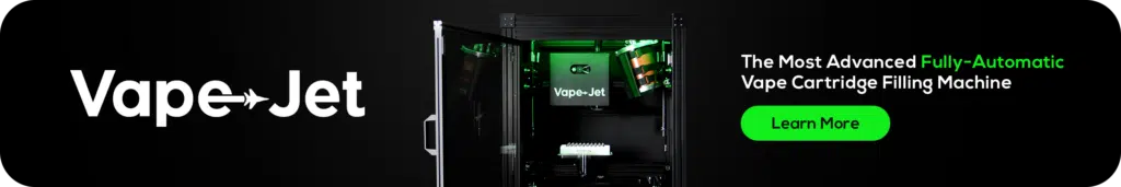 Vape-Jet 4.0 | The Most Advanced Fully-Automatic Vape Cartridge Filling Machine - Click to Learn More