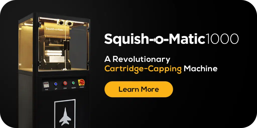 Squish-o-Matic 1000 | A Revolutionary Cartridge-Capping Machine - Click to Learn More