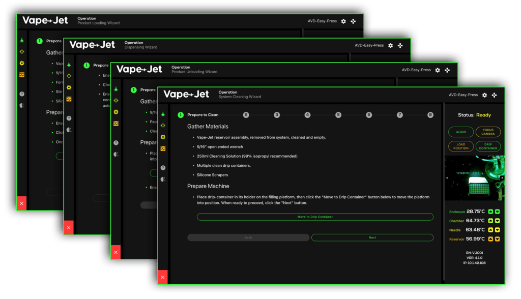 Vape-Jet 3.0 Interactive SOPs