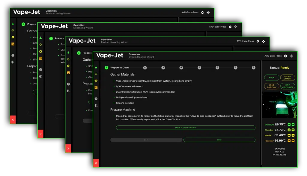 Vape-Jet 3.0 Interactive SOPs