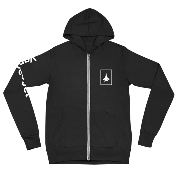 Vape-Jet Black Zip Hoodie