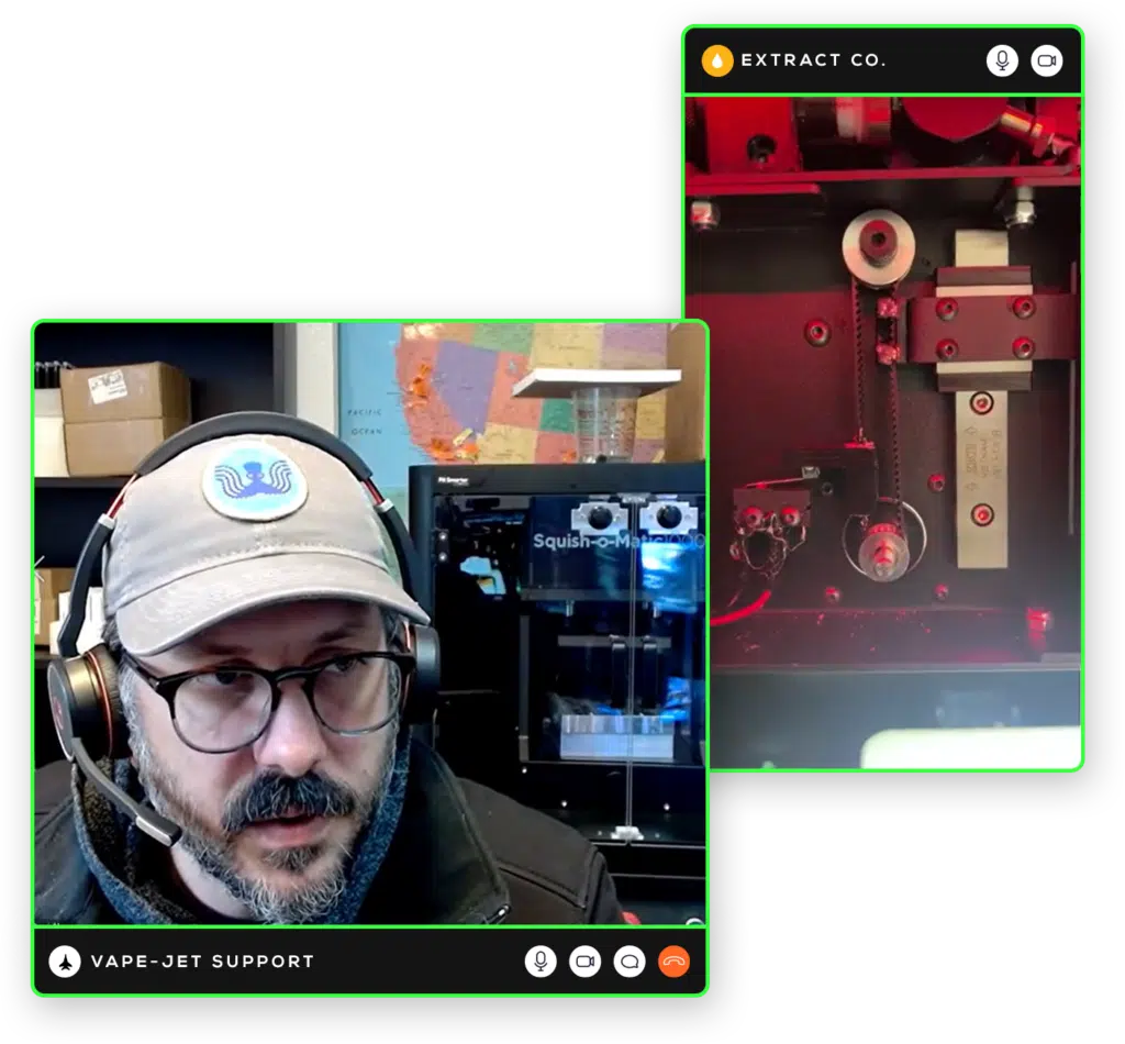 Vape-Jet Help Desk Meeting Example