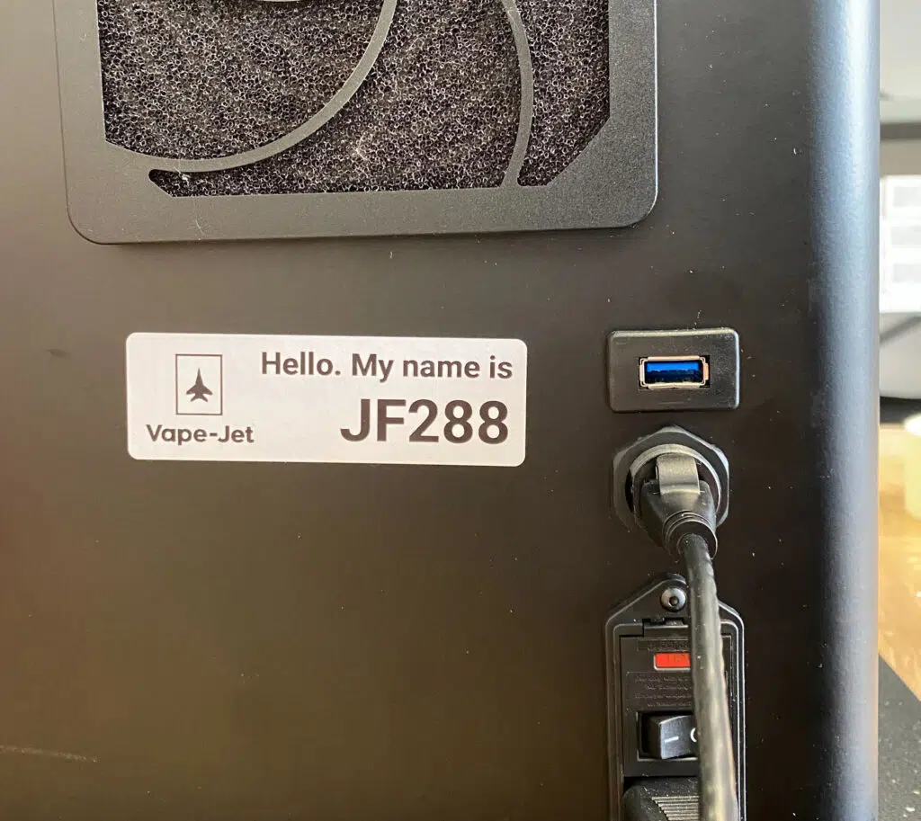 Vape-Jet Help Desk Serial Number Jet Fueler