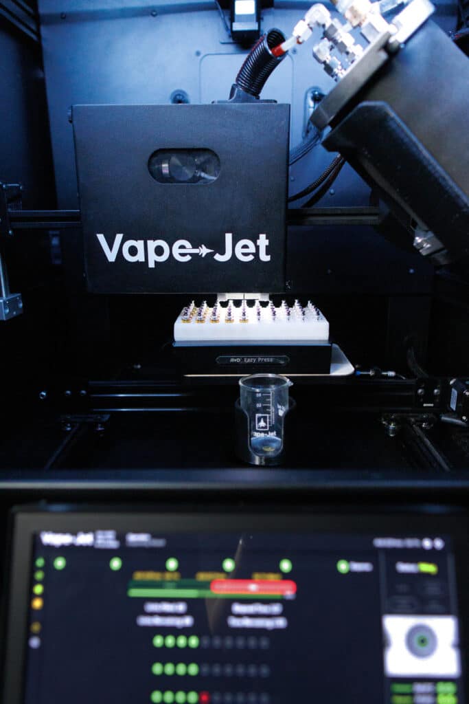 Vape-Jet fully automated vape cartridge filling machine