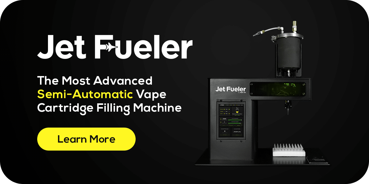101 Types of Cannabis Vape Cartridge Filling Machines VapeJet