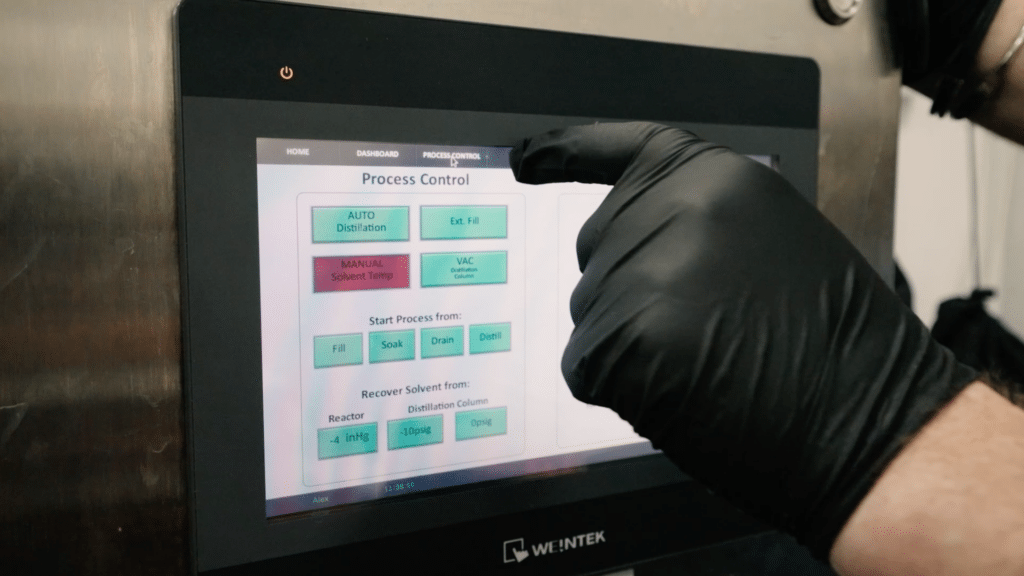 Luna Technologies extractor interface.